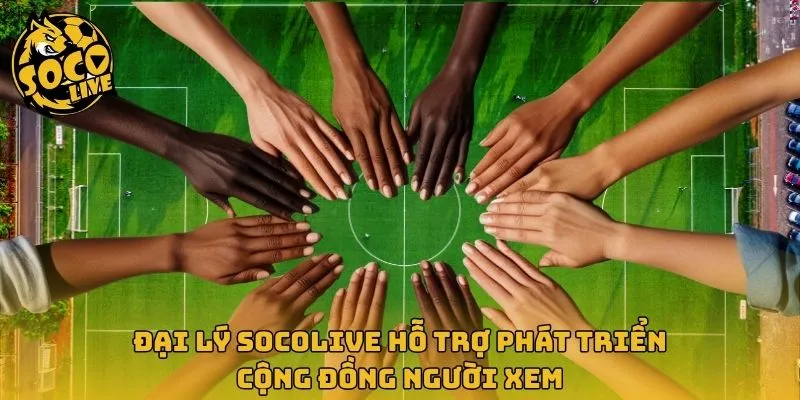 Đại lý Socolive hỗ trợ phát triển cộng đồng người xem