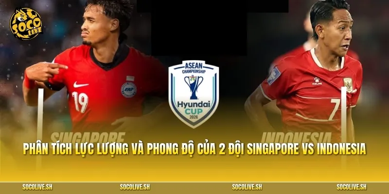 Phân tích lực lượng và phong độ của 2 đội Singapore vs Indonesia